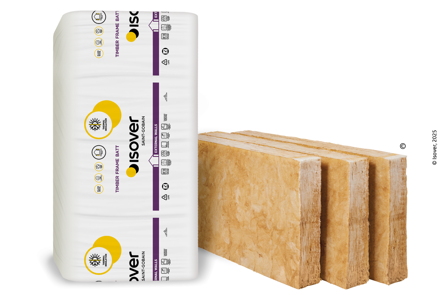 ISOVER TIMBER FRAME BATT 32 1175 x 570 x 90mm x 3.35m2 (PACK 5) 5200625329
