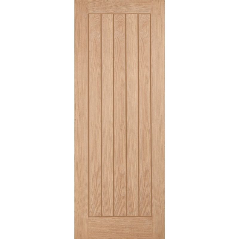 LPD UNFINISHED OAK BELIZE INTERNAL DOOR 1981 x 457 x 35mm (18") OBEL18