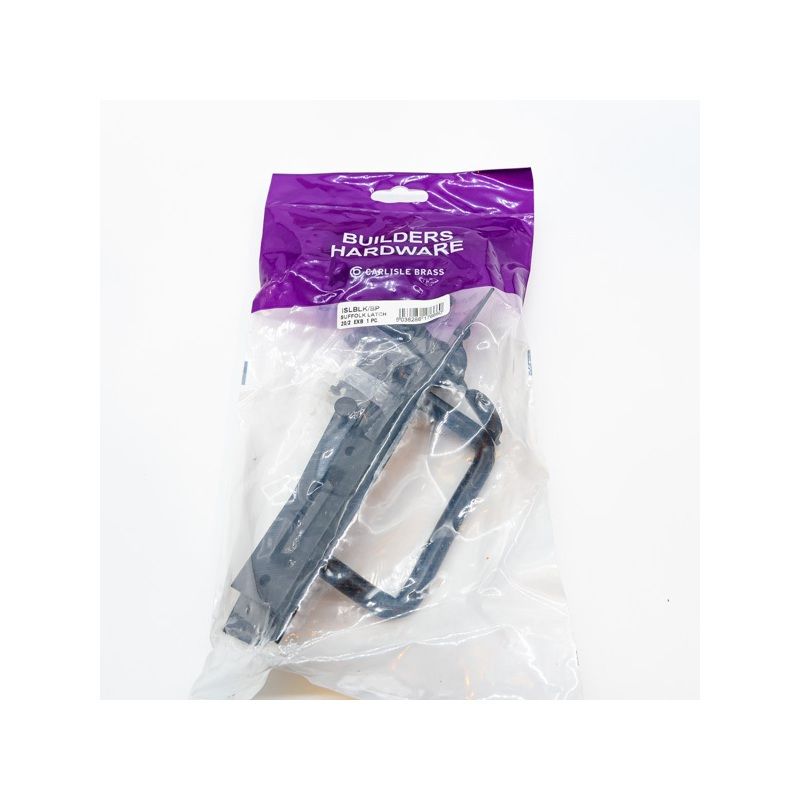 CARLISLE BRASS BLACK SUFFOLK LATCH ISLBLK/BP