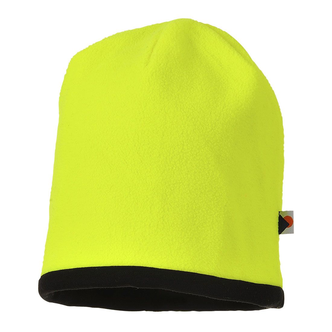 Reversible Hi-Vis Beanie Hat, , R, Yellow/Black