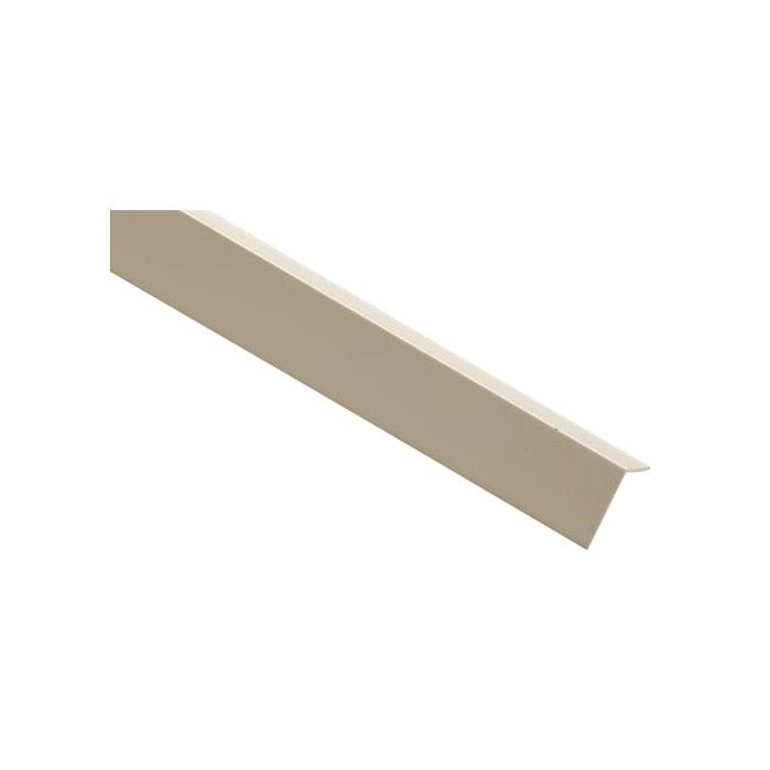 PLASTIC ANGLE 18mm x 2.4m WHITE PVC02