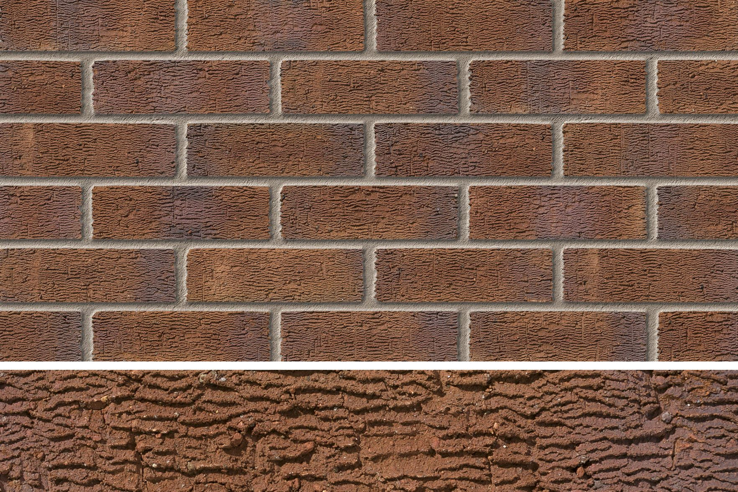 IBSTOCK ALDRIDGE NEW BURNTWOOD RED RUSTIC BRICK 65mm A0269A