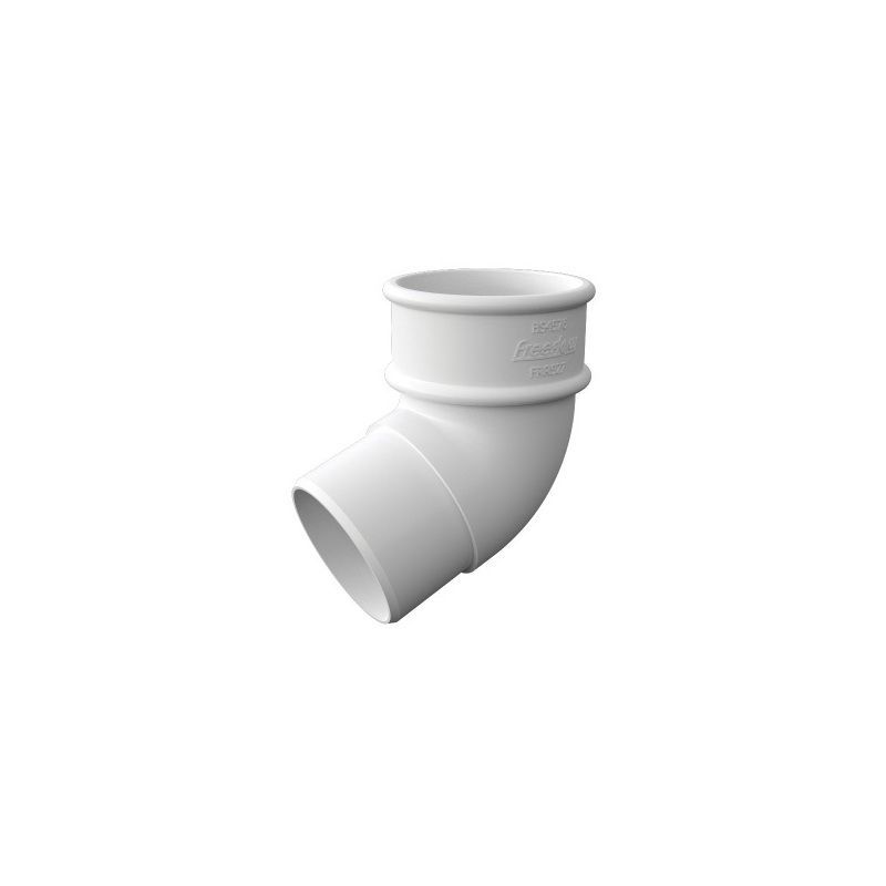 FREEFLOW ROUND OFFSET BEND 112deg WHITE FRR527