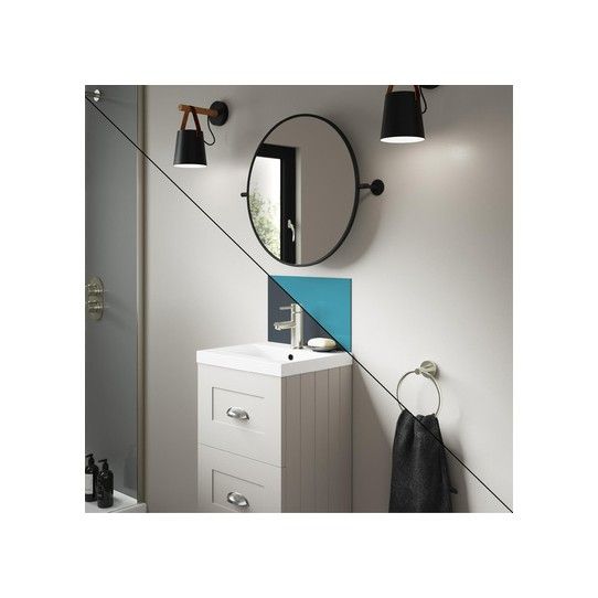 WETWALL ALLOY UPSTAND 4 x 250 x 400mm AQUA/CADET SWA-ESSL-400X250X4