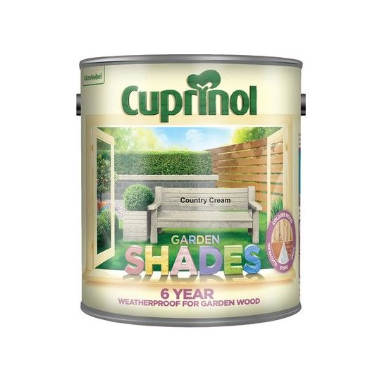 CUPRINOL GARDEN SHADES 2.5l COUNTRY CREAM 5092589