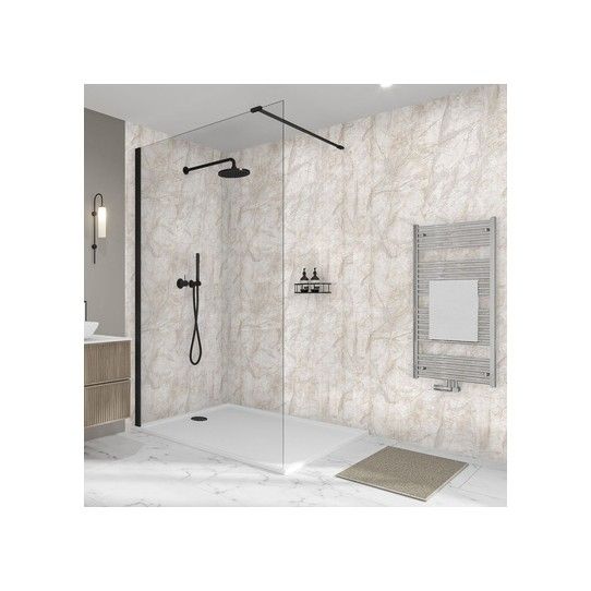 WETWALL ELITE DPF PANEL 9 x 2420 x 580mm HIMALAYAN MARBLE 12850005