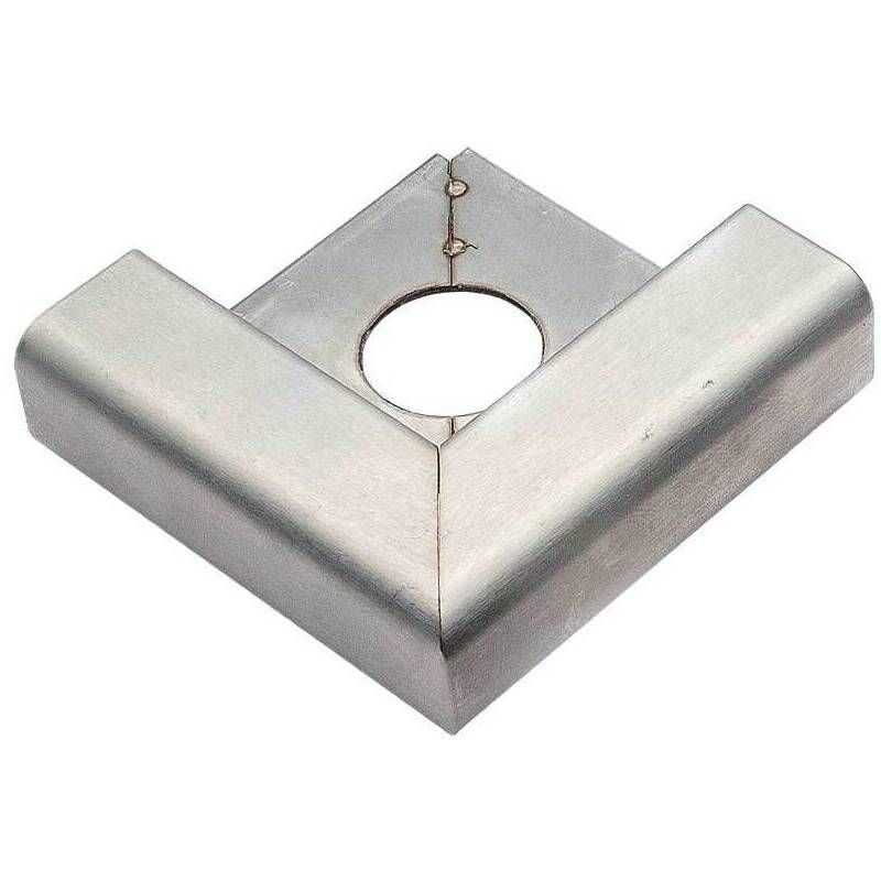 GLOBAL STONE BRUSHED STAINLESS STEEL 316 QUADRANT CORNER 22.5mm UEBSGQC225