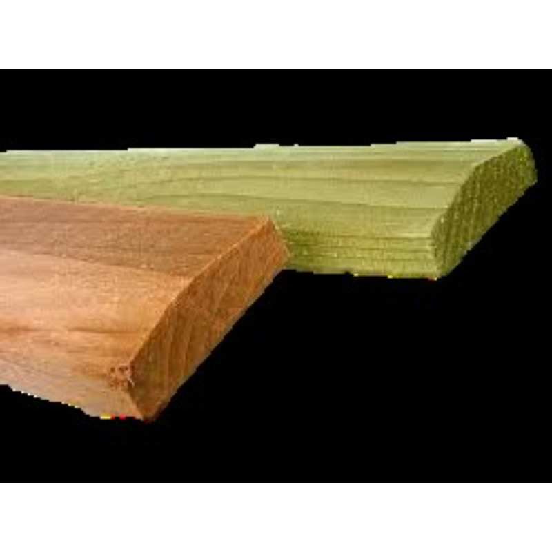 DENBIGH TIMBER GREEN TANALISED APEX CAPPING FOR FENCING 1828mm / 6' TOPCAPPTG