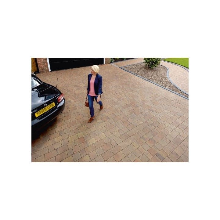 MARSHALLS DRIVESETT SAVANNA BLOCK PAVING 240 x 160 x 50mm AUTUMN PV1457160
