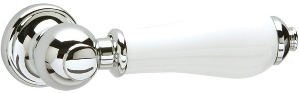 HERITAGE CPC00 TRADITIONAL CISTERN LEVER WHITE CHROME