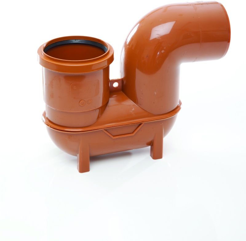 POLYPIPE LOW BACK P TRAP 110mm UG498
