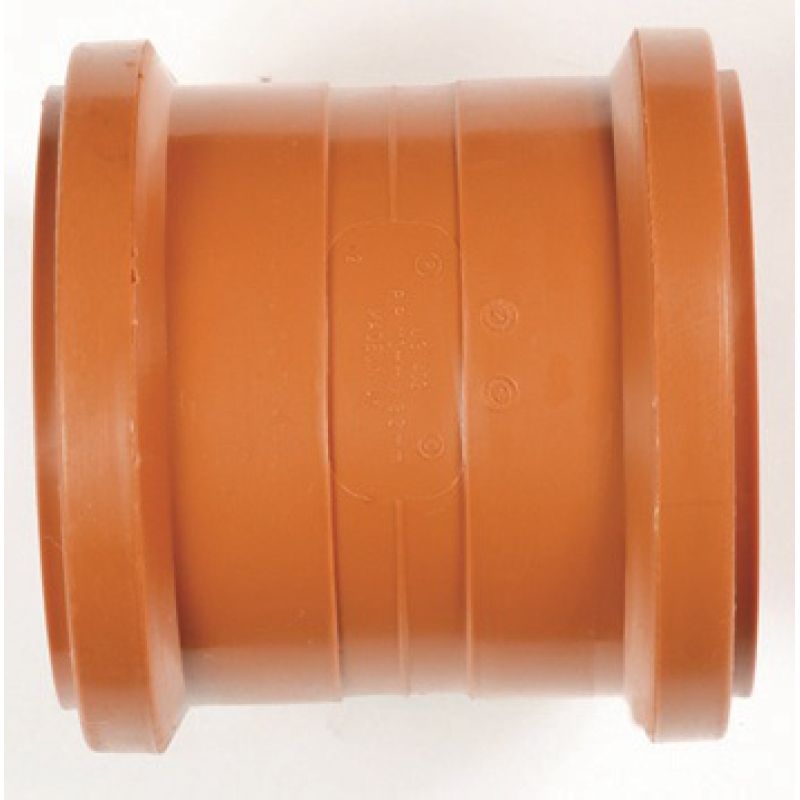 POLYPIPE POLYPROPYLENE COUPLER DOUBLE SOCKET 160mm UG602
