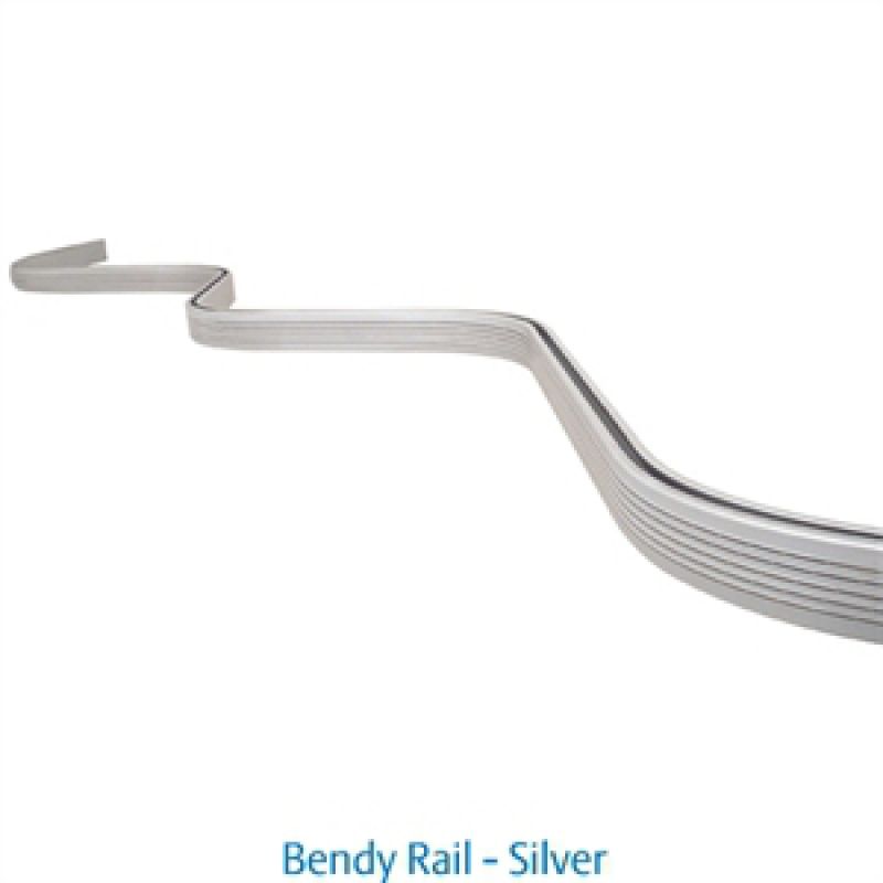 CROYDEX GP78101 BENDY RAIL 2.5m WHITE