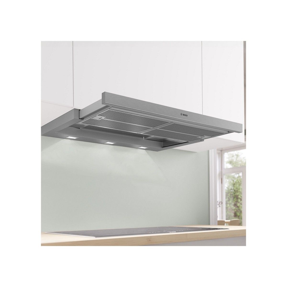 BOSCH DFS097A51B SERIES 4 TELESCOPIC HOOD METALLIC SILVER
