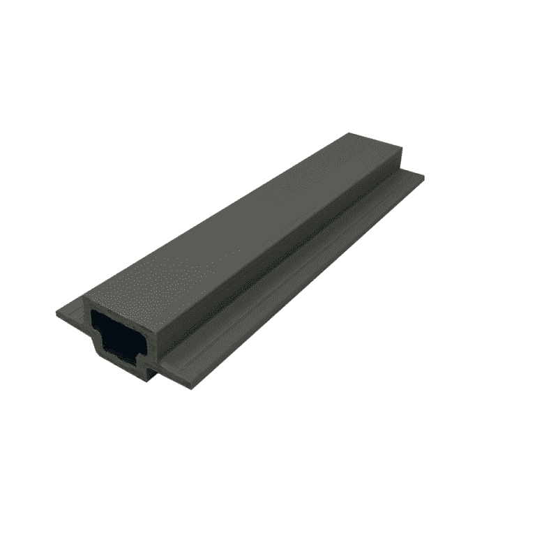 COMPLETE COMPOSITE SLATTED CLADDING CONNECTOR 2500mm MISTY WOOD CCSCCPMW
