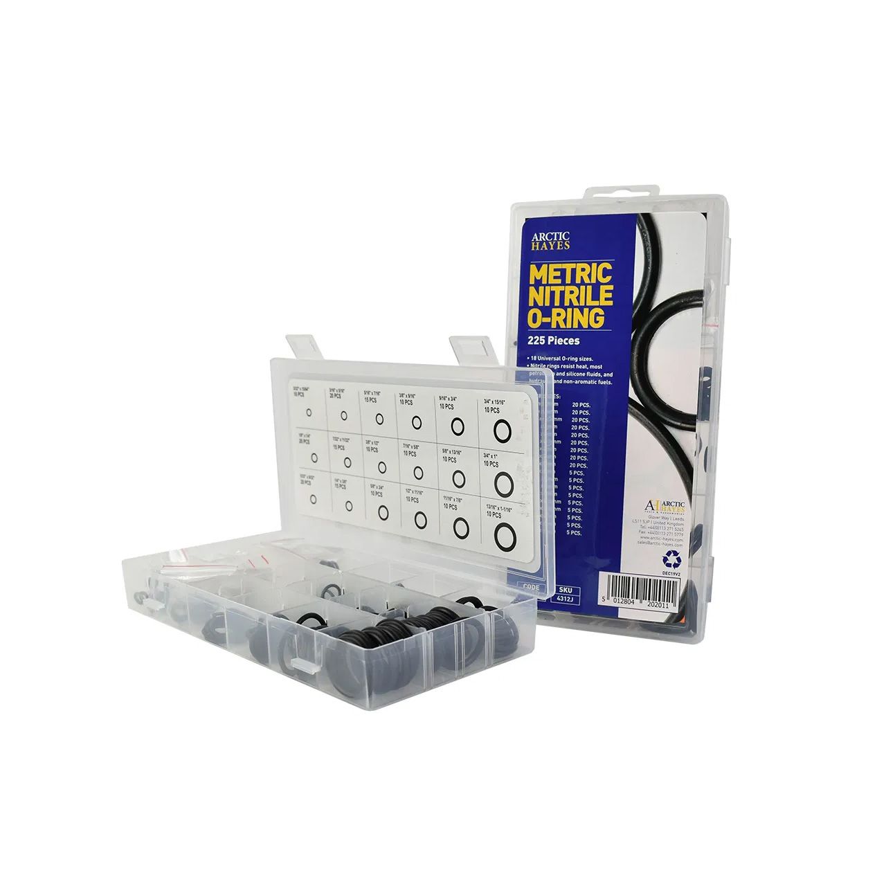 ARCTIC HAYES ASSORTED O-RINGS KIT (225 PIECE) BOXM