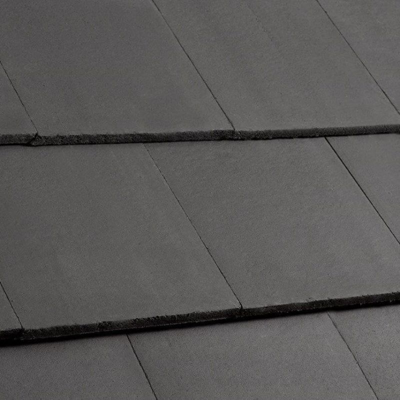 Santoft Thin Leading Edge (Tle) Tile Dark Grey Smooth