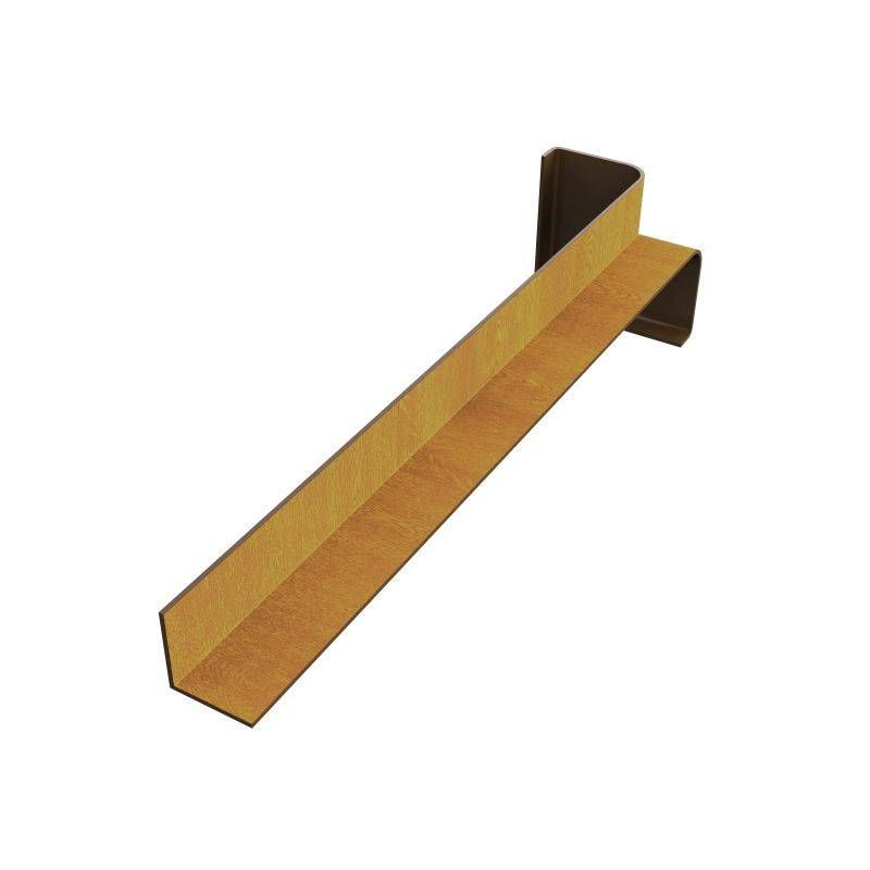 FREEFOAM INTERNAL CORNER SQUARE WOODGRAIN OAK FWXIWGO