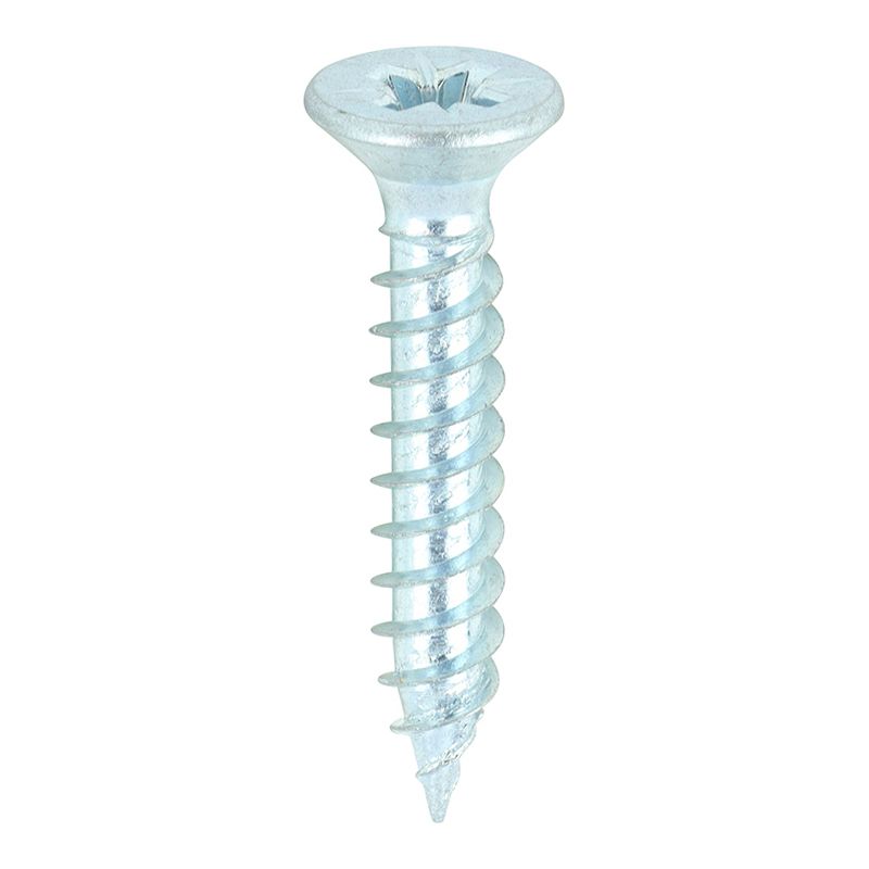 TIMCO TWINTHREAD CSK BZP WOODSCREWS 8 x 1" (BOX 200) 00081CWZ