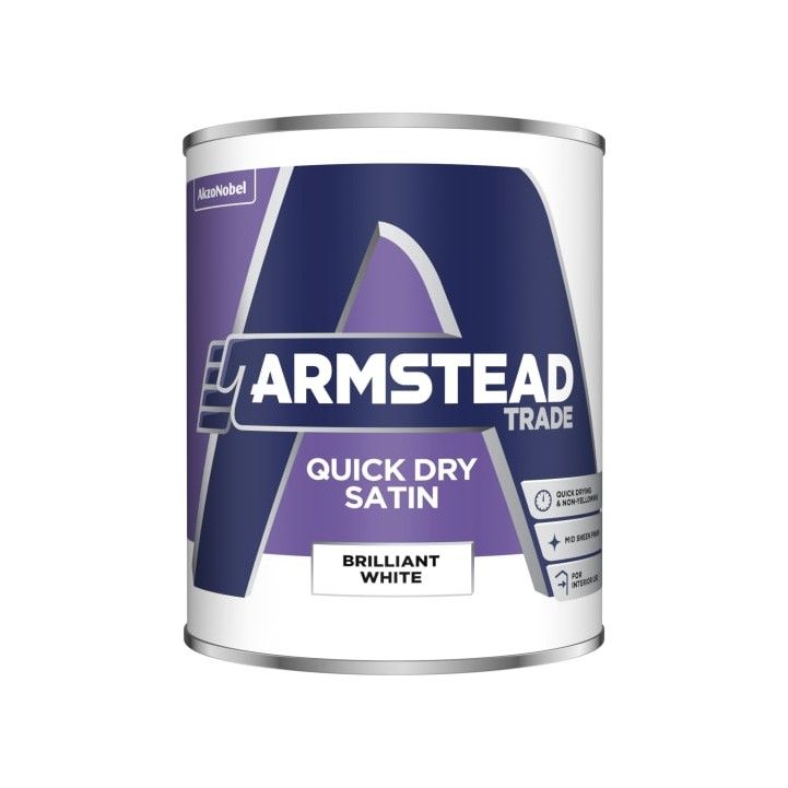 ARMSTEAD TRADE QUICK DRY SATIN 1l BRILLIANT WHITE 5282521