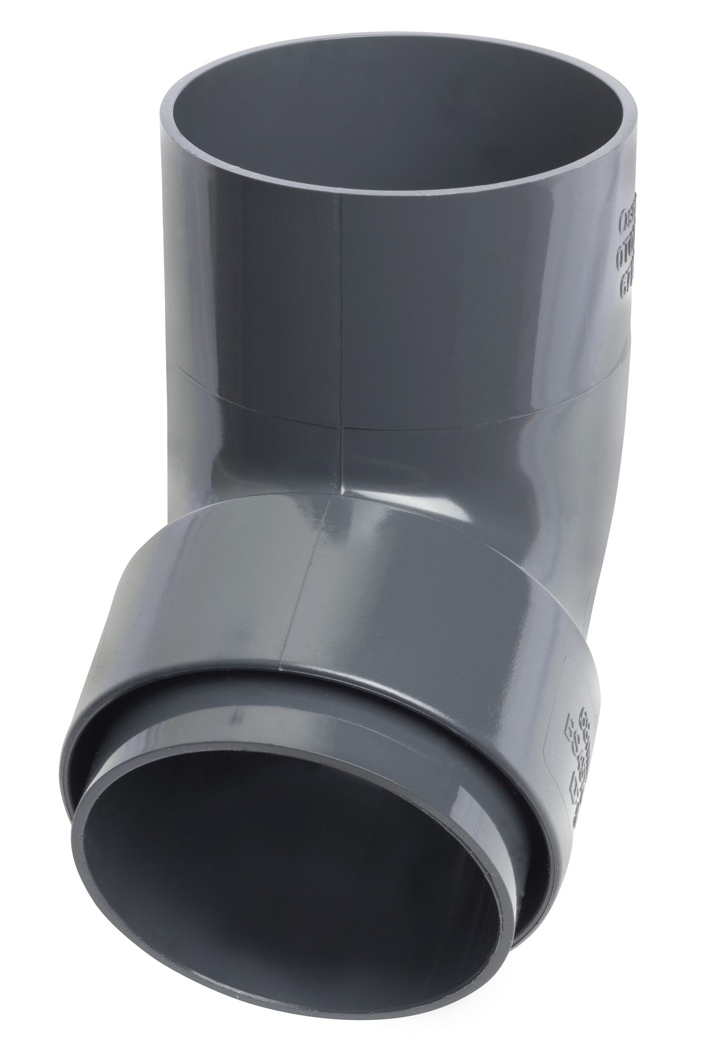 OSMA 0T026 ROUND PVCU OFFSET BEND SPIGOT 68mm 0T026AG ANTHRACTITE GREY