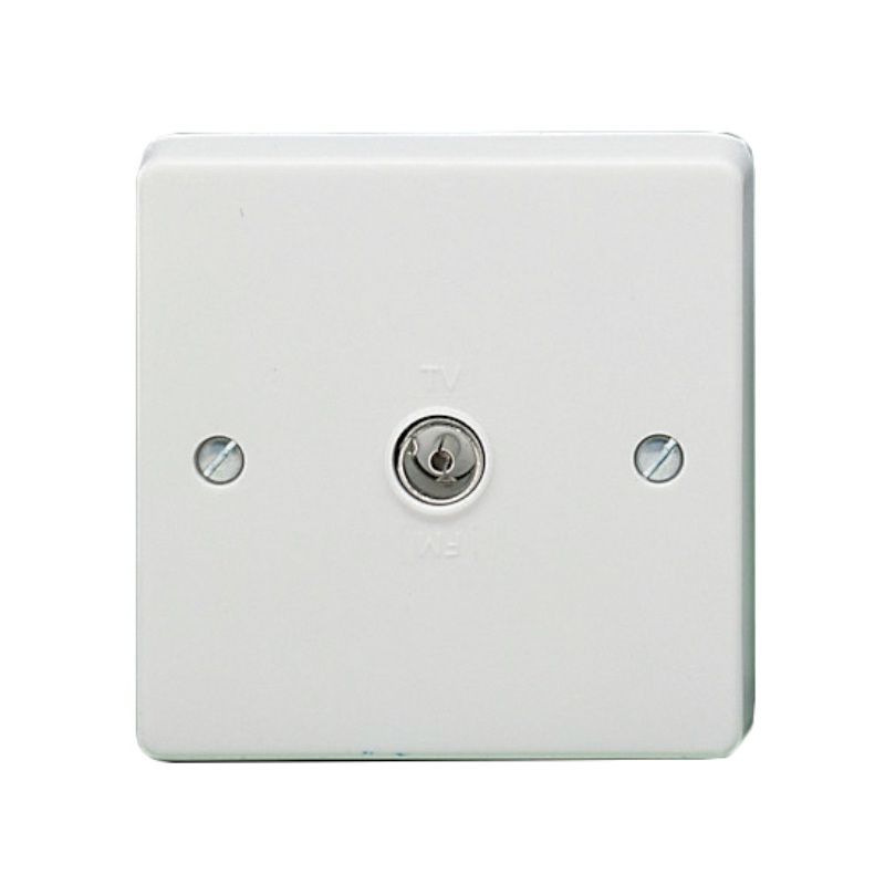 CRABTREE 7265 1-GANG 1-WAY DIRECT CONNECTION COAXIAL SOCKET