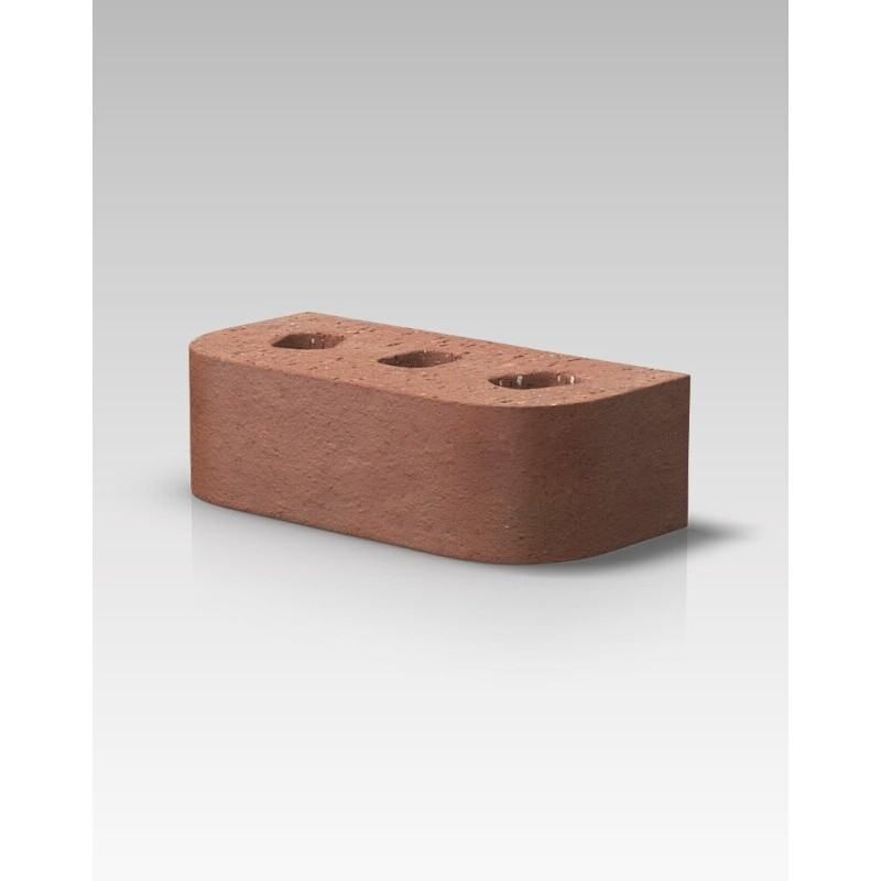 FORTERRA CRADLEY BN2.2 SMOOTH RED DOUBLE BULLNOSE 65mm SPECIAL SHAPED BRICK