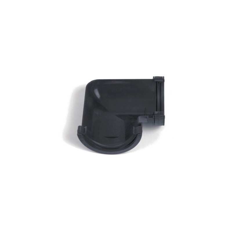 BRETT ROUNDSTYLE GUTTER ANGLE 90deg ANTHRACITE GREY BR048