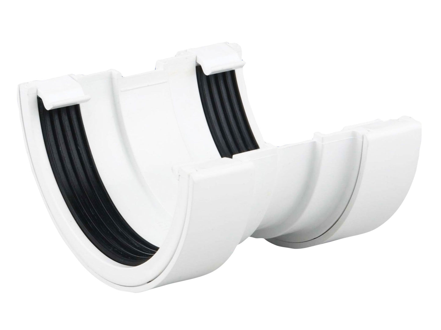 OSMA 0T009 ROUND PVCU GUTTER UNION 112mm 0T009W WHITE