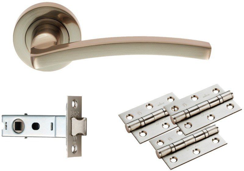TAVIRA ULTIMATE LATCH PACK BOXED SATIN NICKEL UDP009SN/INTB