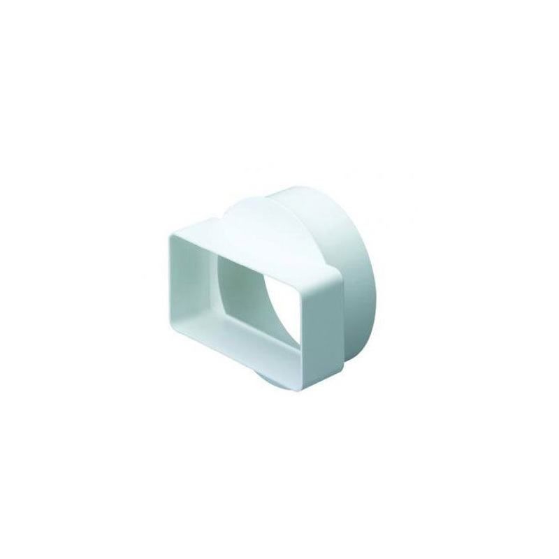 POLYPIPE DOMUS 40071 SHORT ROUND TO RECTANGULAR ADAPTOR