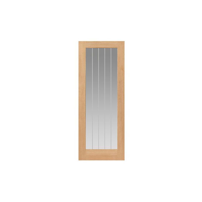 JBK THAMES UNFINISHED 1 LIGHT INT OAK DOOR 1981 x 686mm OTHA1L23
