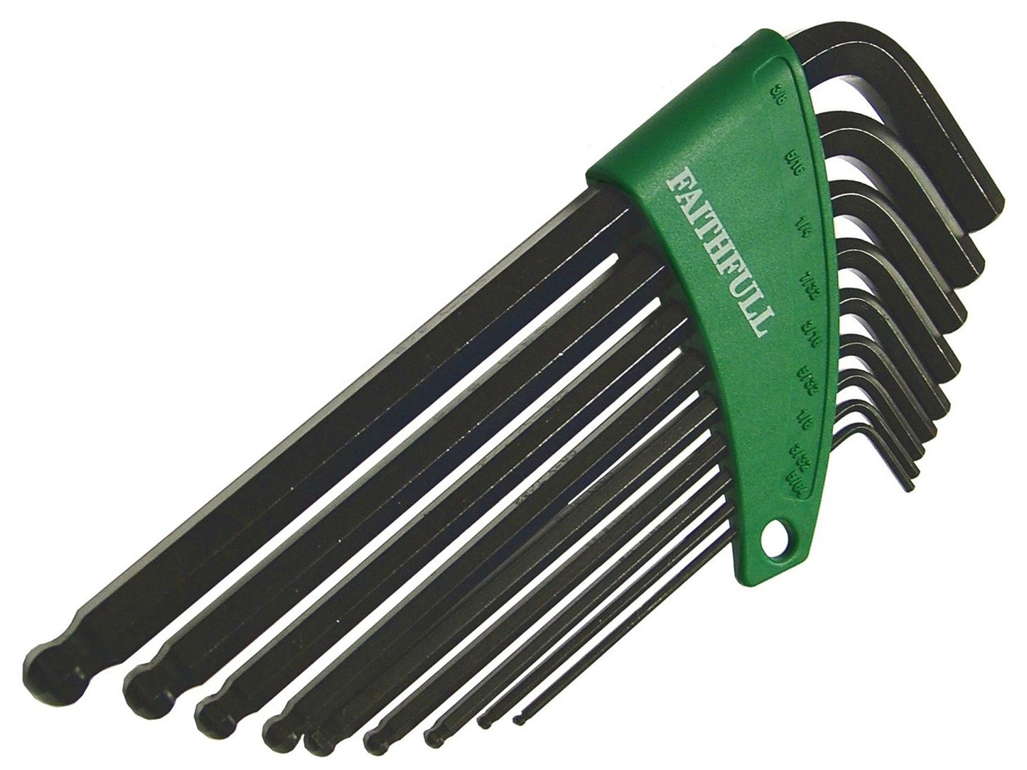 FAITHFULL FAIHKS9AFLB LONG ARM BALLEND HEXAGON KEY SET A/F