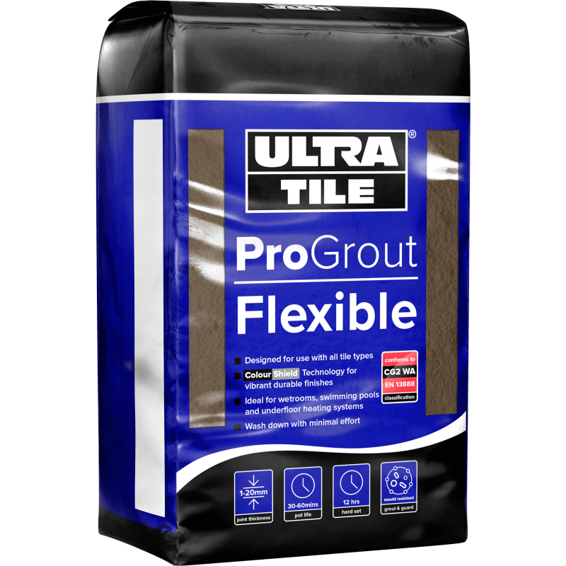 INSTARMAC UTF PROGROUT FLEXIBLE 3kg BAG (1-20mm JOINT) MOCHA UT PG FLEXIBLE M 3