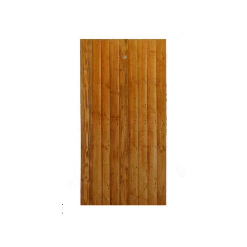 TAFS SALOP SQUARE TOP FEATHEREDGE GATE 1750 x 915mm AUTUMN GOLD PSTFG