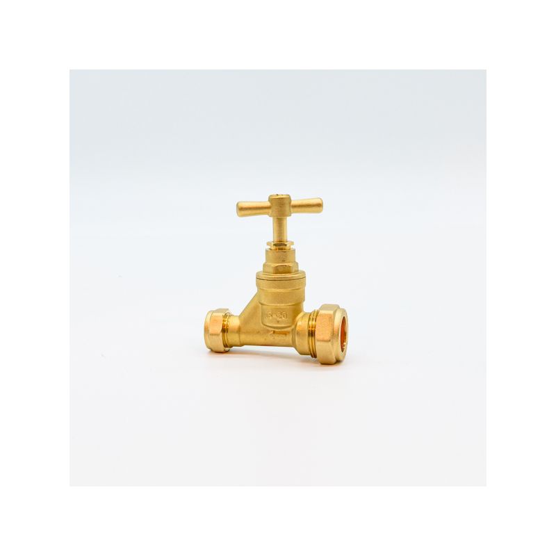 EMBRASS EP STOPCOCK MDPE BRASS 15 x 20mm WRAS 301624