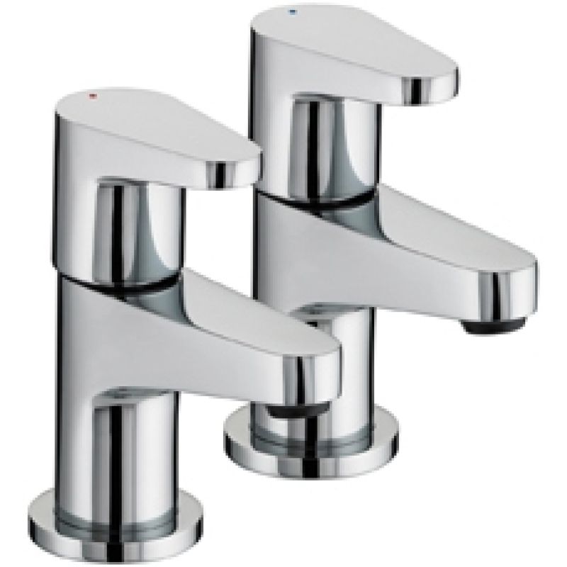 BRISTAN QST1/2C QUEST BASIN TAPS (PAIR) CHROME PLATED