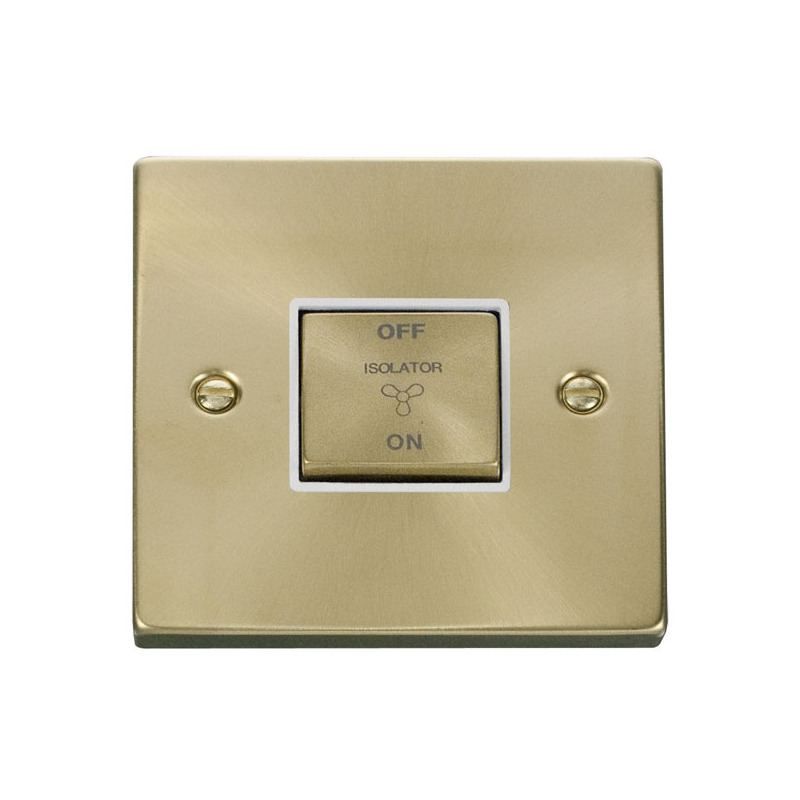 CLICK VPSB520WH 1G 'INGOT' 3 POLE FAN ISO 10a WHITE