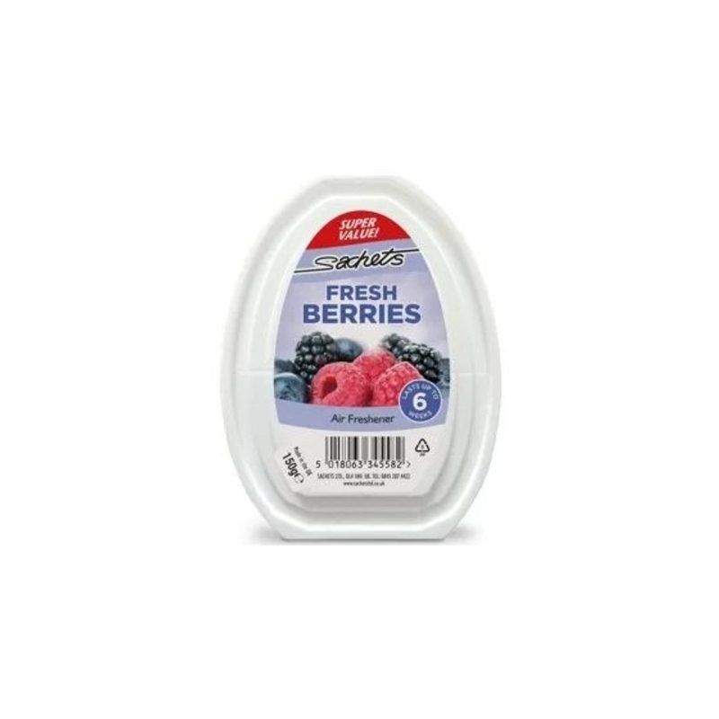 SACHET GEL AIR FRESHENER WILD BERRIES 150G BC115-WB
