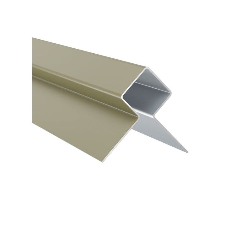 JAMES HARDIE PLANK METAL TRIM EXTERNAL CORNER 3m HEATHERED MOSS 5300273