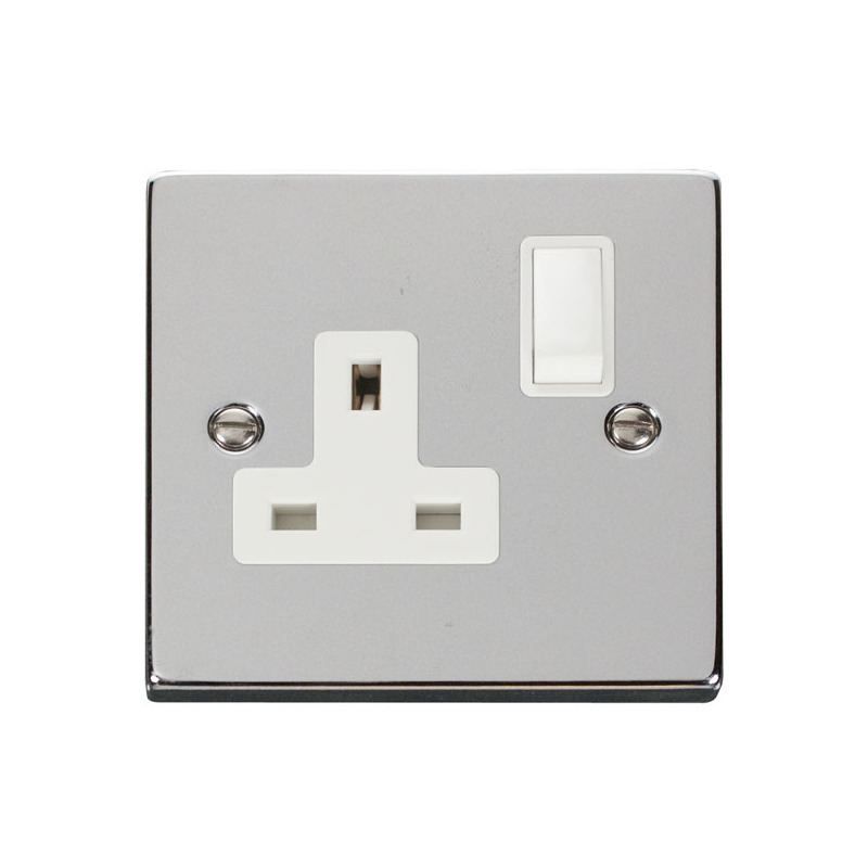CLICK VPCH035WH 1 GANG 13A DPSOCKET