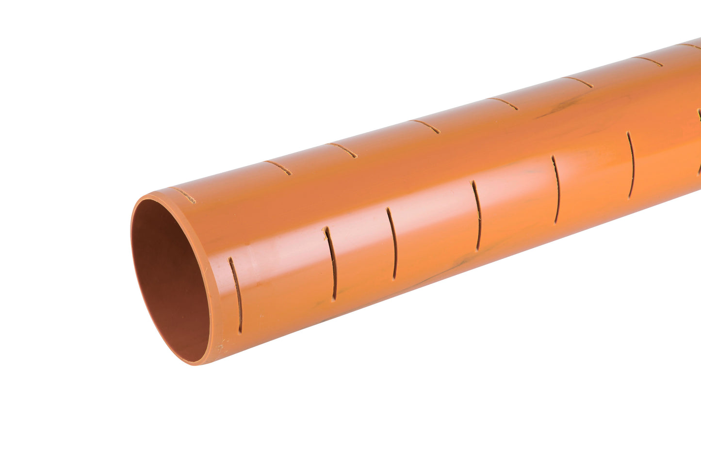 OSMAD 110mm P/E SLOTTED PIPE 6m 4D066