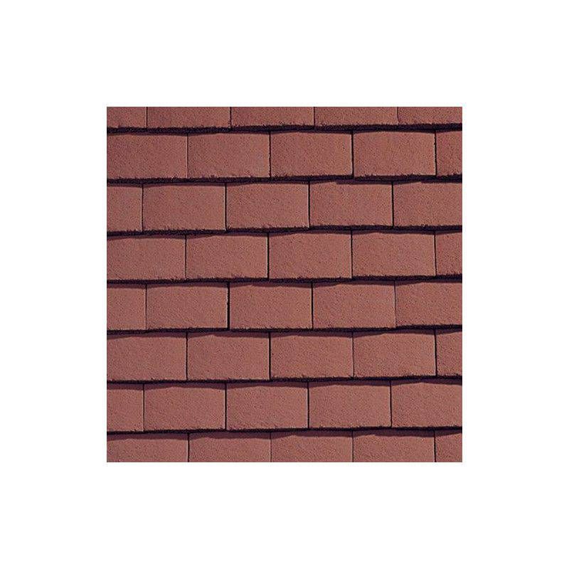 Sandtoft Concrete Plain Tile Terracotta Red Smooth