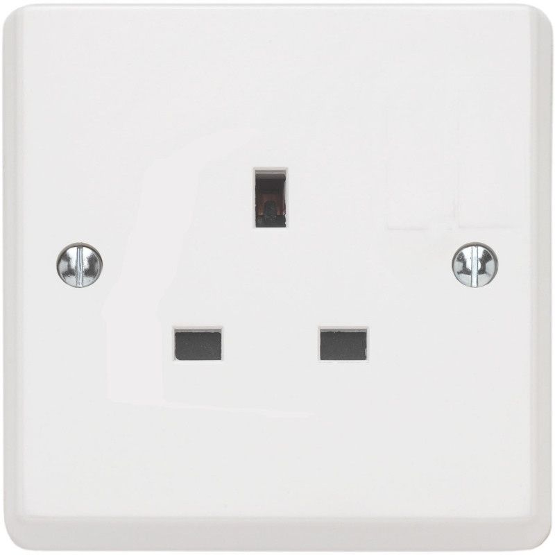 CONTACTUM SOCKET 1-GANG UNSWITCHED 13a X1345