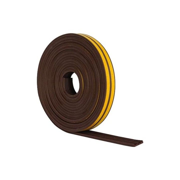 STORMGUARD 10m E PROFILE SELF ADHESIVE ROLL BROWN 05SG033010MB