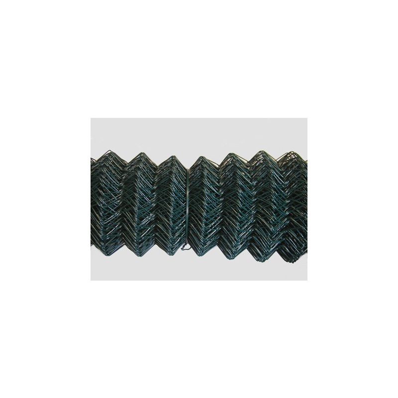 GREEN PLASTIC COATED CHAIN LINK FENCING 1800mm x 25m 2.5/1.7gauge OJ108599