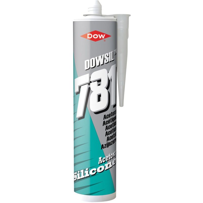 DOW 781 MULTI PURP ACETOXY SILICONE SEALANT 310m CLEAR 781C 3295036