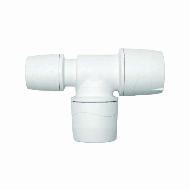 POLYPIPE POLYMAX END REDUCED TEE 22 x 15 x 22mm MAX1422