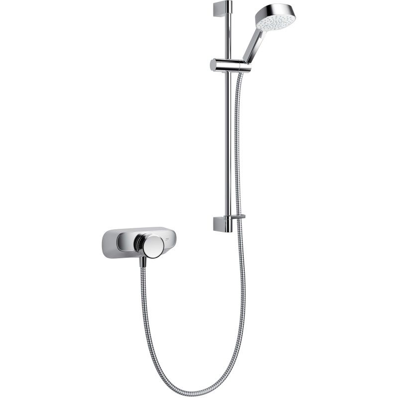 MIRA 31982W-CP FORM SINGLE OUTLET CHROME