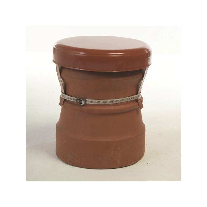 MAD CAPPING COWL & STRAP FIXING TERRACOTTA No34